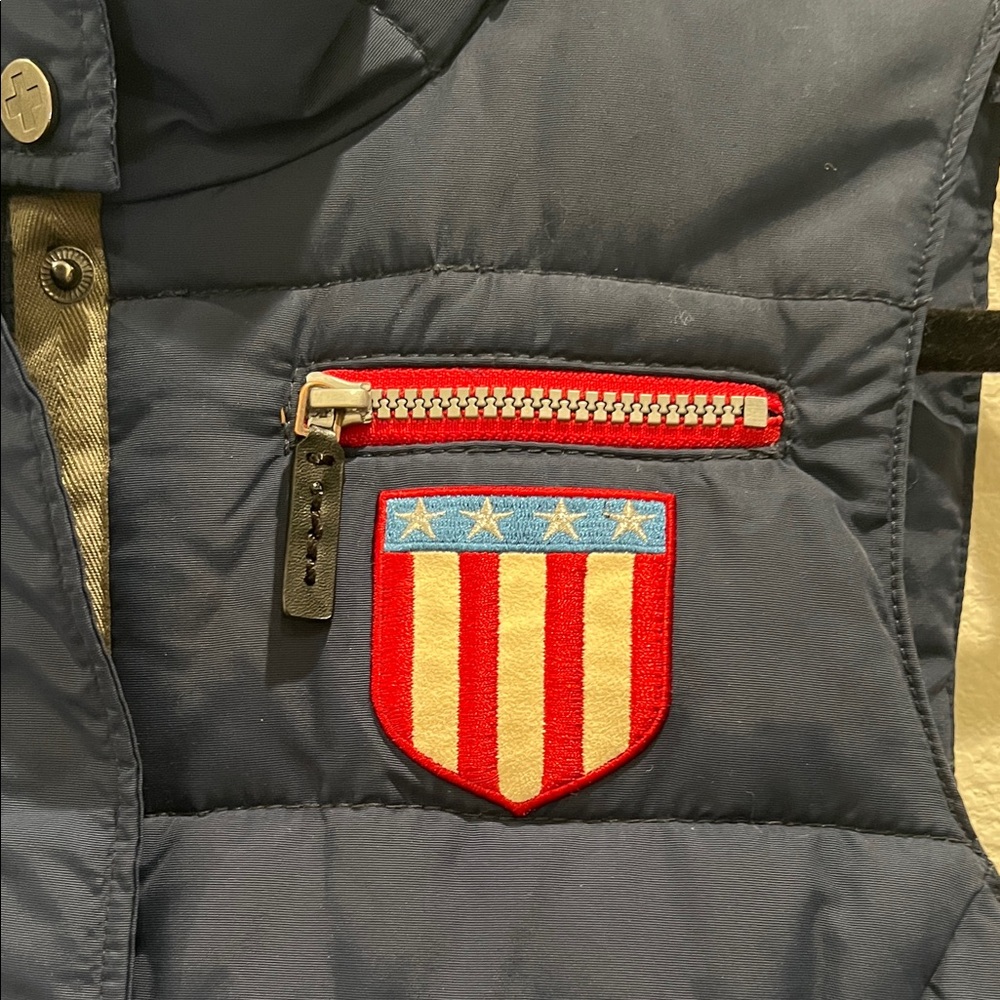 Alp N Rock Navy Noella Navy Puffer Apres Ski Vest - Picture 3 of 10